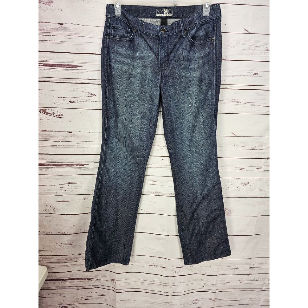 NYC Platinum Bootcut Jeans Women's Size 10 Medium Wash Denim
